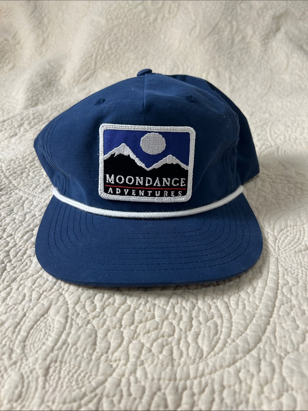 Navy Rope-Trim Cap Moon Dance Adventures